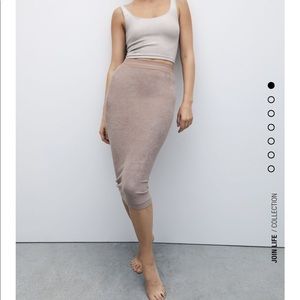 Zara seamless midi skirt